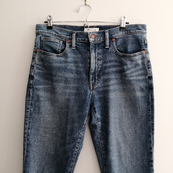 Madewell Roadtripper Slim Boyjeans in Aylesbury Wash Comfort Denim Ankle 29 (8) - Picture 5 of 16